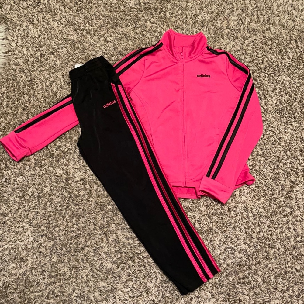 Girls ADIDAS Track Suit Set 6X